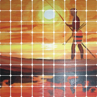 T-009 - Tapete estilo Mosaico Resinado
